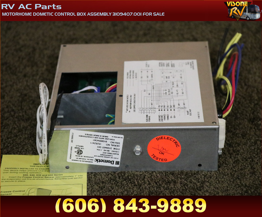 RV Appliances MOTORHOME DOMETIC CONTROL BOX ASSEMBLY 3109407.001 FOR