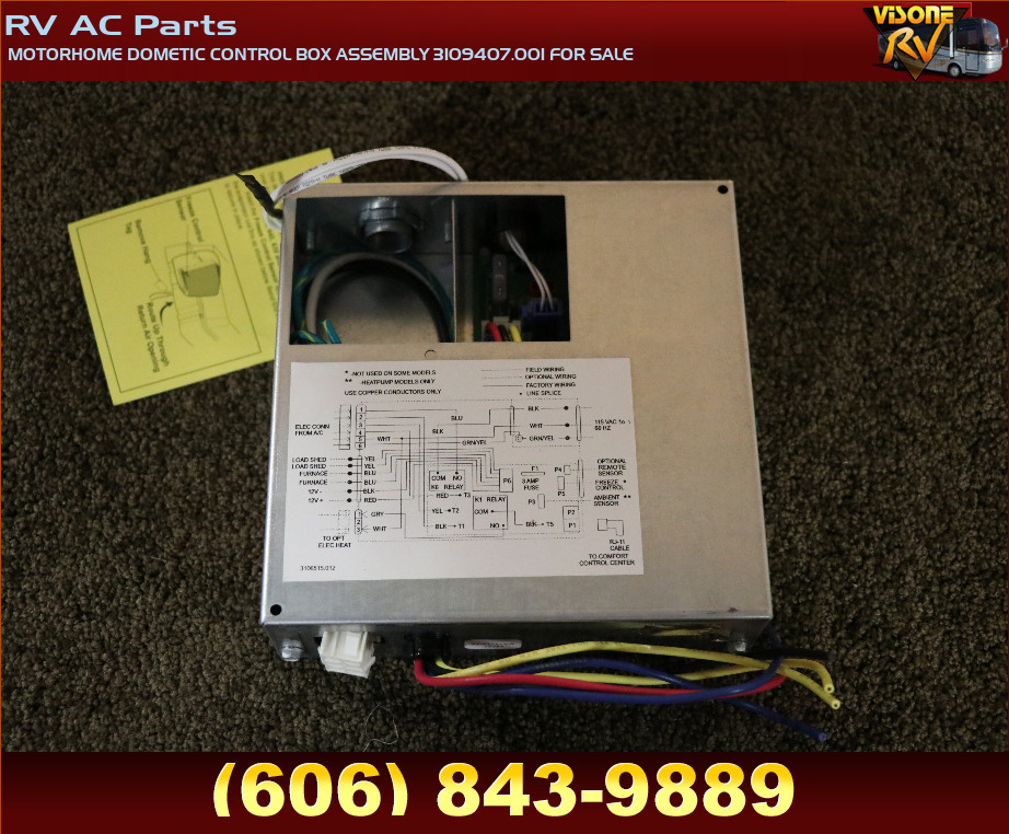 RV Appliances MOTORHOME DOMETIC CONTROL BOX ASSEMBLY 3109407.001 FOR