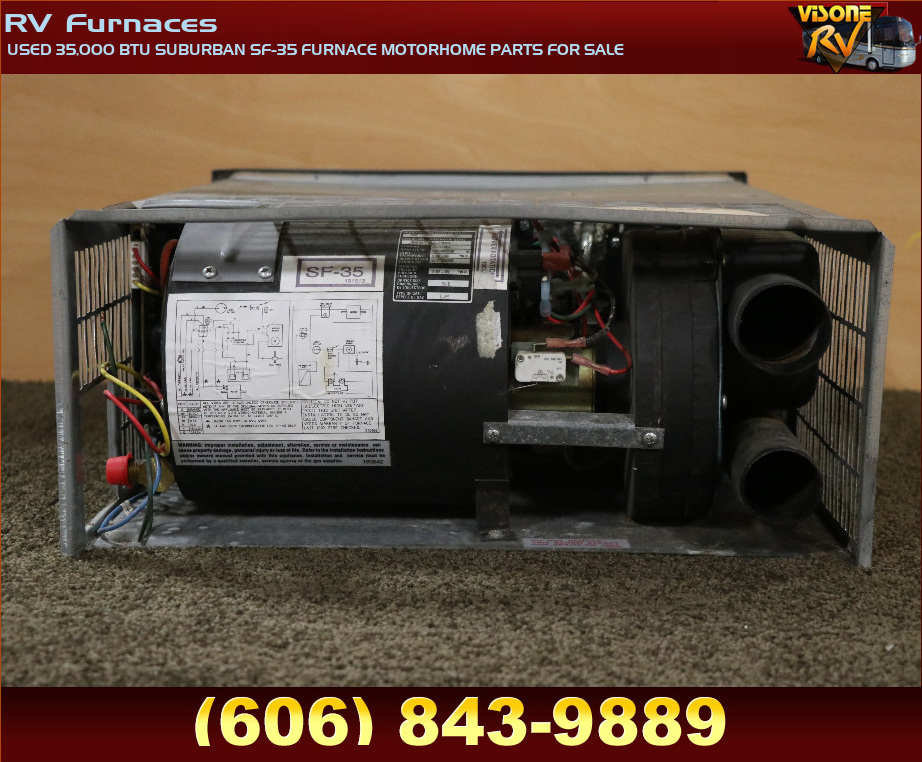 RV Appliances USED 35,000 BTU SUBURBAN SF35 FURNACE MOTORHOME PARTS