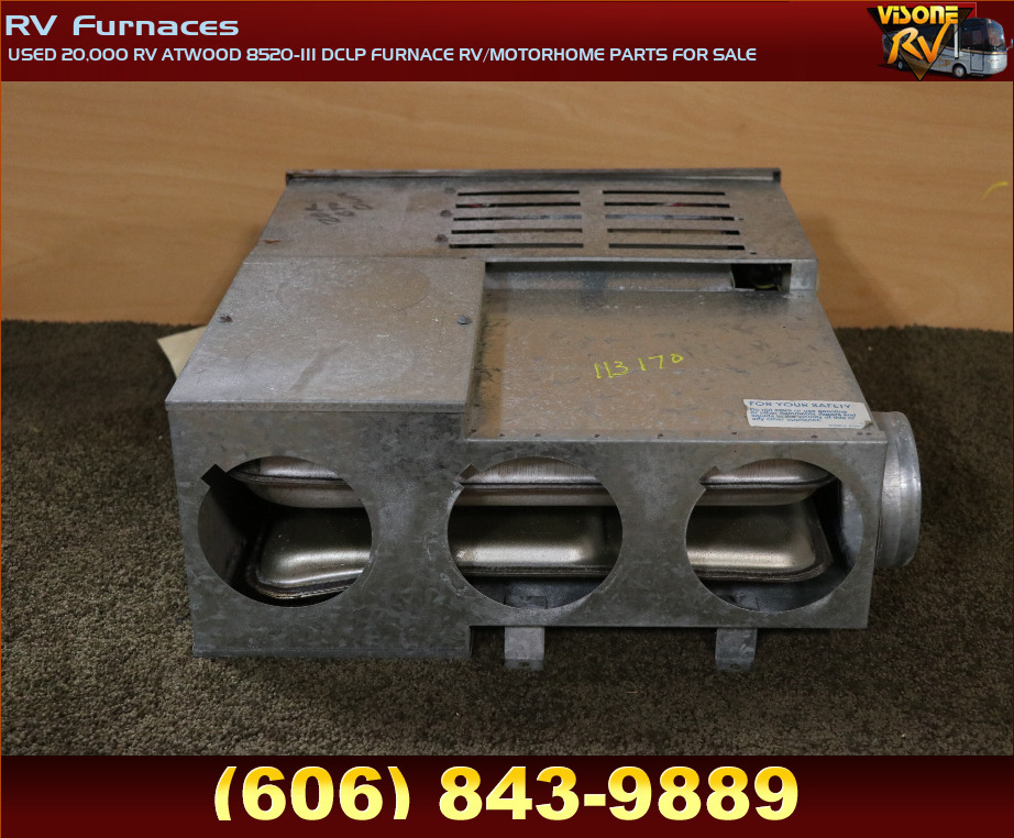 RV Appliances USED 20,000 RV ATWOOD 8520III DCLP FURNACE RV/MOTORHOME