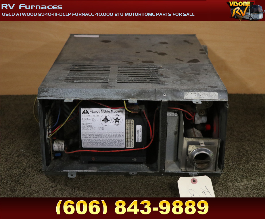 RV Appliances USED ATWOOD 8940IIIDCLP FURNACE 40,000 BTU MOTORHOME