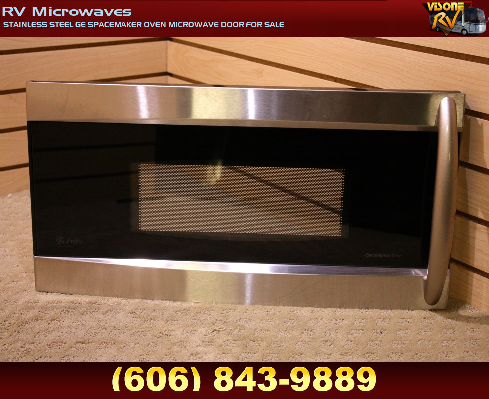 RV Appliances STAINLESS STEEL GE SPACEMAKER OVEN MICROWAVE DOOR FOR