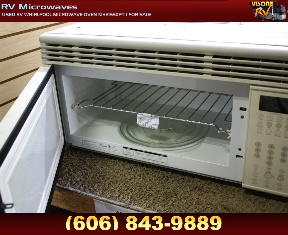 RV Appliances USED RV WHIRLPOOL MICROWAVE OVEN MH2155XPT-1 FOR