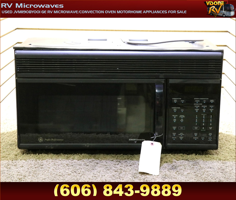 Rv appliances used jvm1190by001 ge rv microwave convection oven