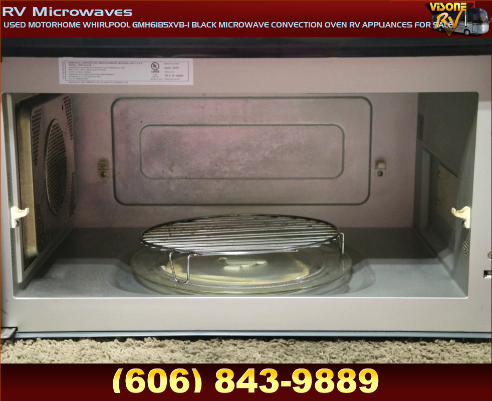 RV Appliances USED MOTORHOME WHIRLPOOL GMH6185XVB1 BLACK MICROWAVE