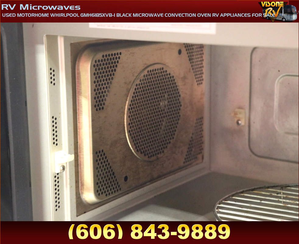 RV Appliances USED MOTORHOME WHIRLPOOL GMH6185XVB1 BLACK MICROWAVE