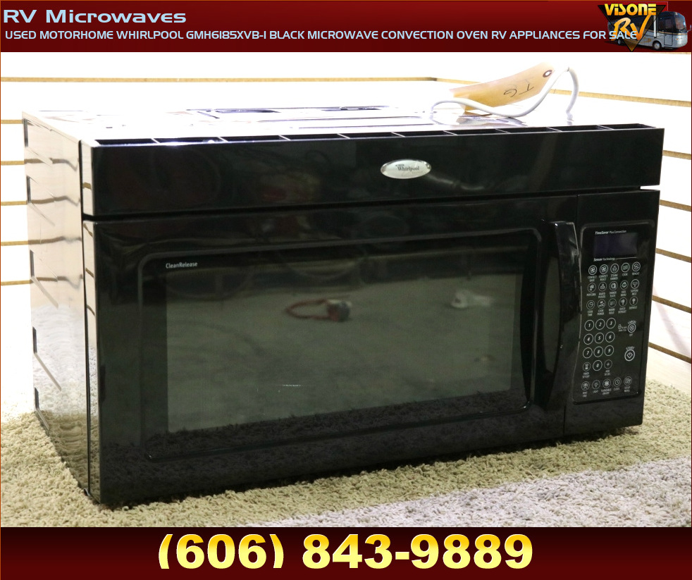 RV Appliances USED MOTORHOME WHIRLPOOL GMH6185XVB1 BLACK MICROWAVE