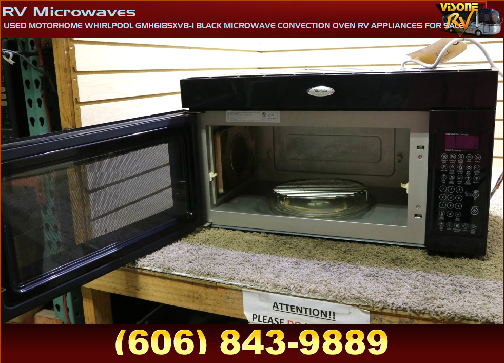 RV Appliances USED MOTORHOME WHIRLPOOL GMH6185XVB1 BLACK MICROWAVE