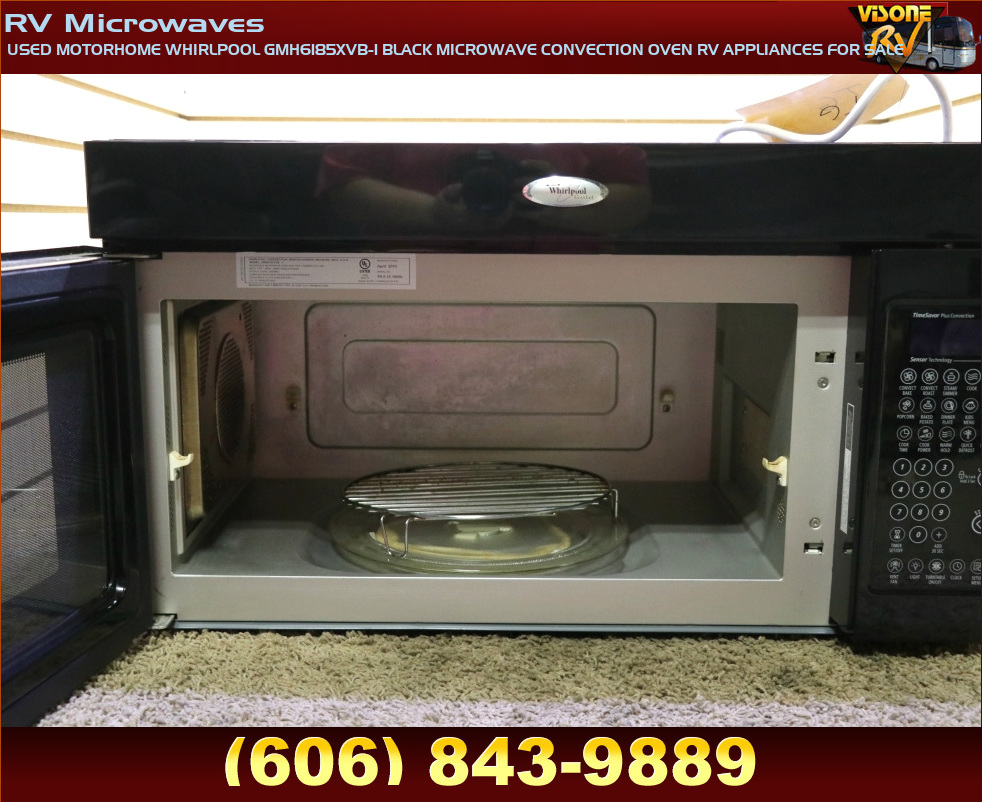 RV Appliances USED MOTORHOME WHIRLPOOL GMH6185XVB1 BLACK MICROWAVE