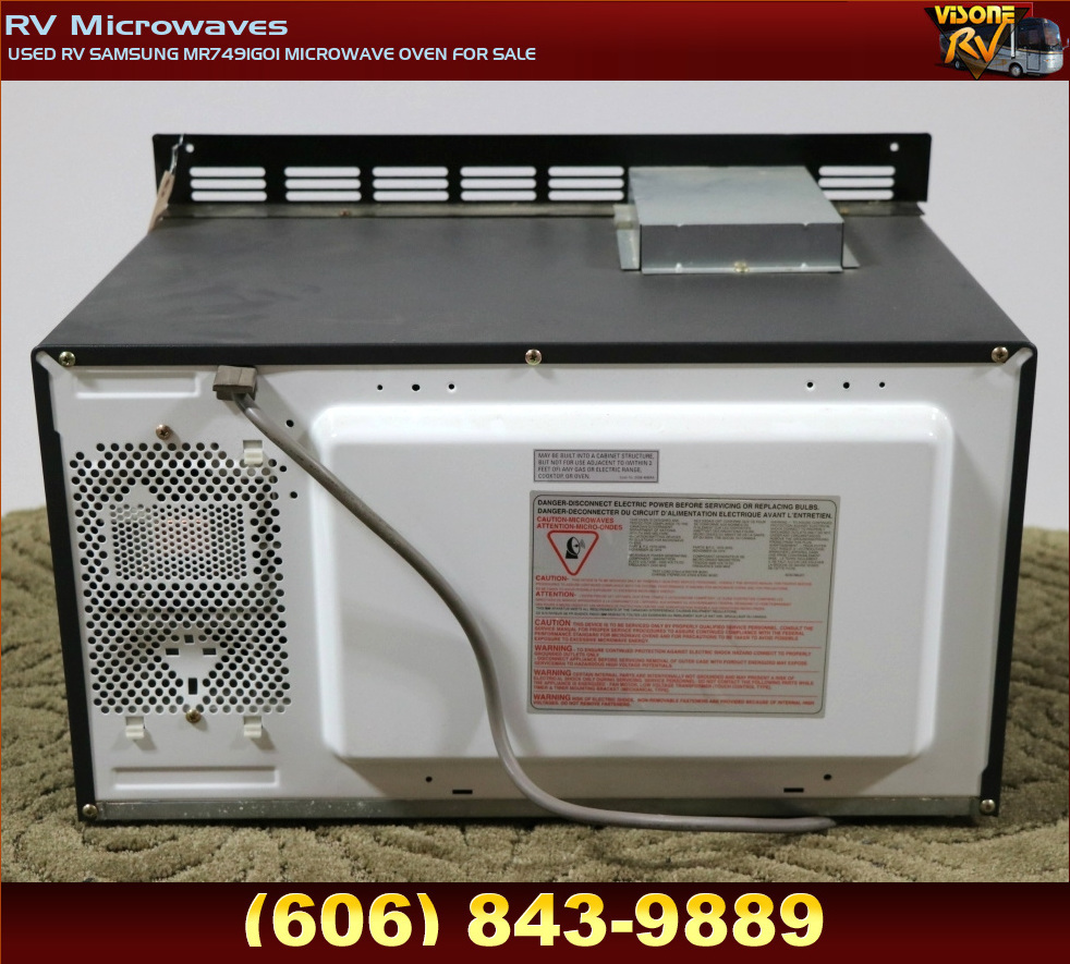 RV Appliances USED RV SAMSUNG MR7491G01 MICROWAVE OVEN FOR SALE RV