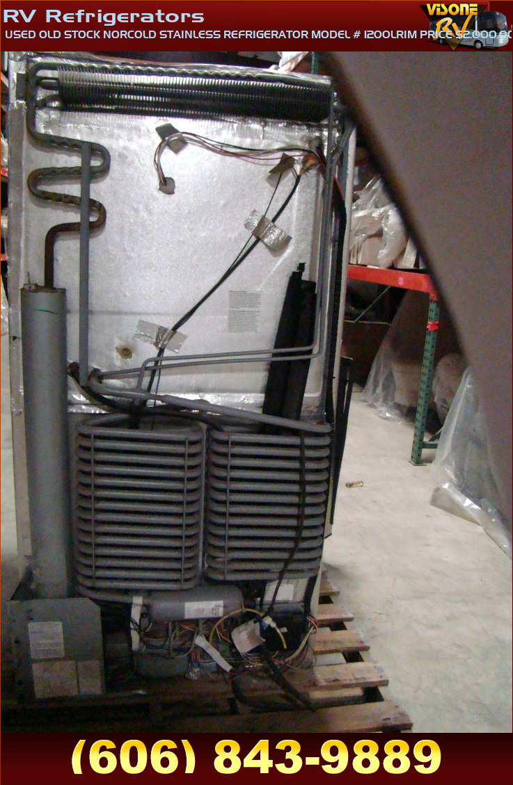 RV Appliances USED OLD STOCK NORCOLD STAINLESS REFRIGERATOR MODEL