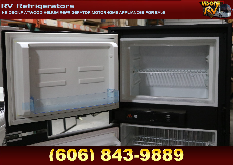 RV Appliances HE0801LF ATWOOD HELIUM REFRIGERATOR MOTORHOME APPLIANCES