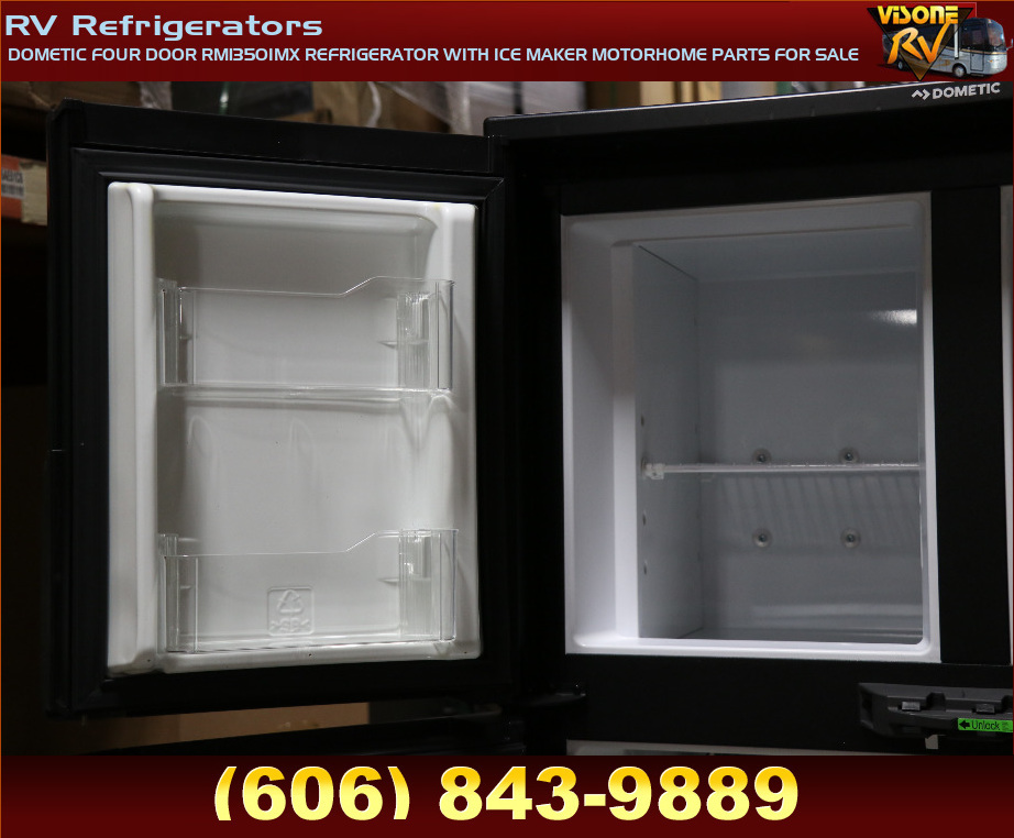 RV Appliances DOMETIC FOUR DOOR RM1350IMX REFRIGERATOR WITH ICE MAKER