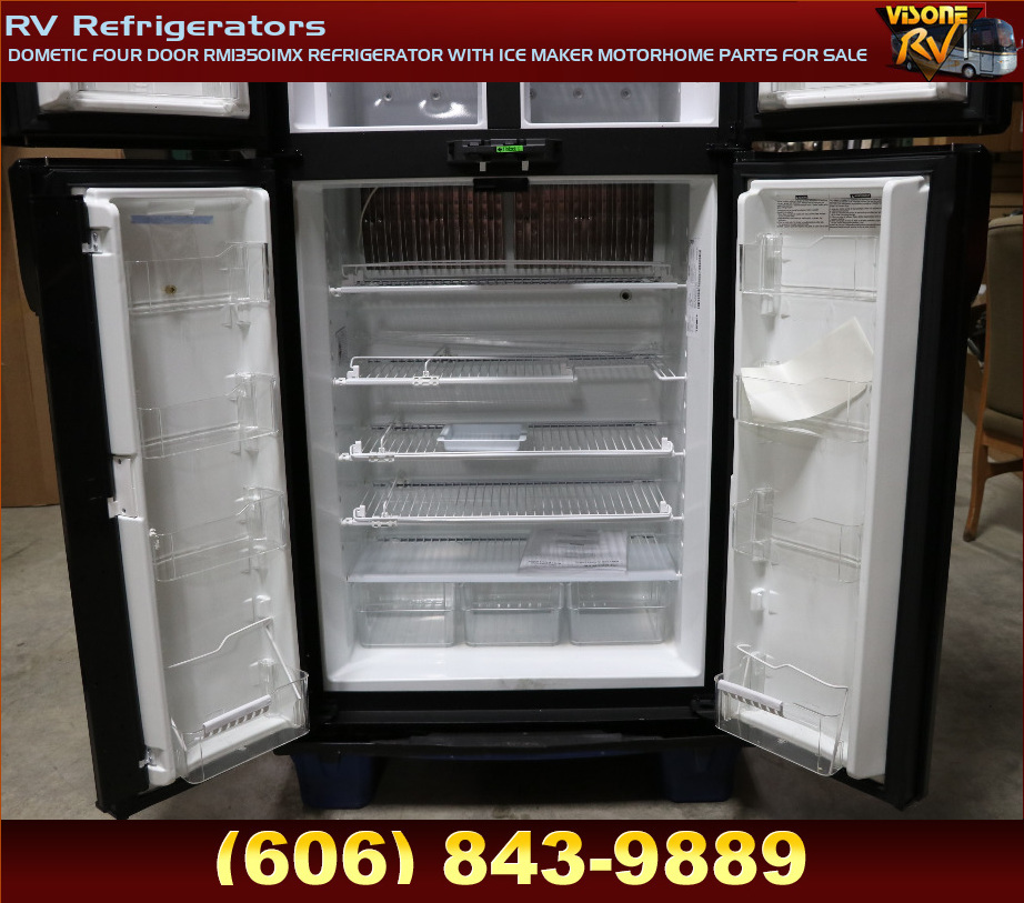 RV Appliances DOMETIC FOUR DOOR RM1350IMX REFRIGERATOR WITH ICE MAKER