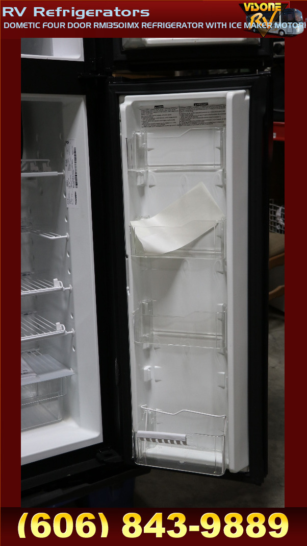 RV Appliances DOMETIC FOUR DOOR RM1350IMX REFRIGERATOR WITH ICE MAKER