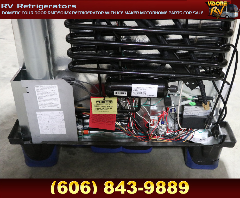 RV Appliances DOMETIC FOUR DOOR RM1350IMX REFRIGERATOR WITH ICE MAKER