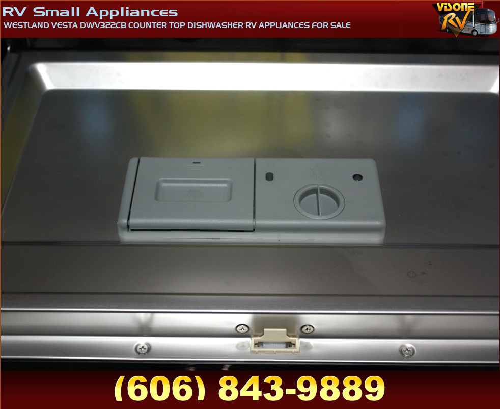 RV Appliances WESTLAND VESTA DWV322CB COUNTER TOP DISHWASHER RV