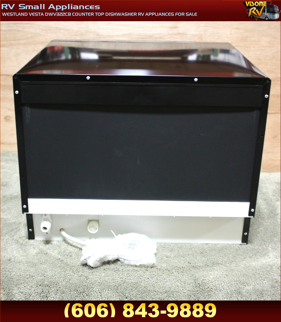 RV Appliances WESTLAND VESTA DWV322CB COUNTER TOP DISHWASHER RV