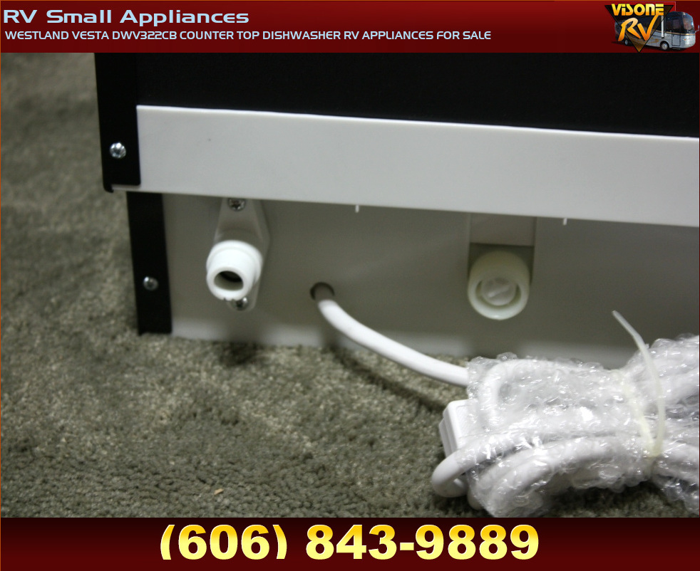 RV Appliances WESTLAND VESTA DWV322CB COUNTER TOP DISHWASHER RV