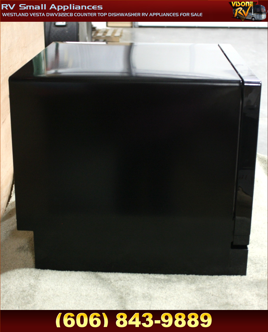 RV Appliances WESTLAND VESTA DWV322CB COUNTER TOP DISHWASHER RV