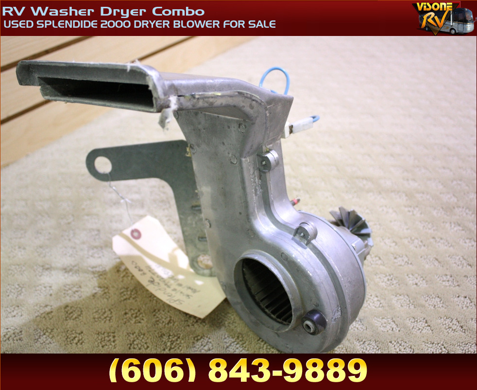 RV Appliances USED SPLENDIDE 2000 DRYER BLOWER FOR SALE RV Washer Dryer