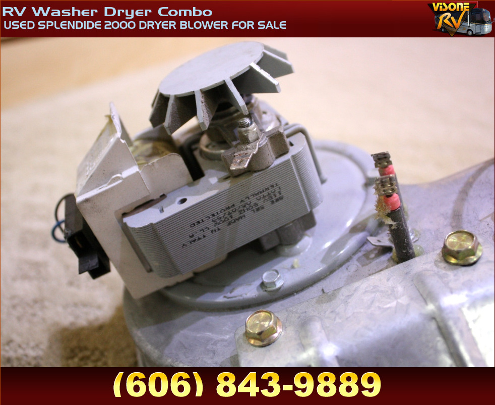 RV Appliances USED SPLENDIDE 2000 DRYER BLOWER FOR SALE RV Washer Dryer