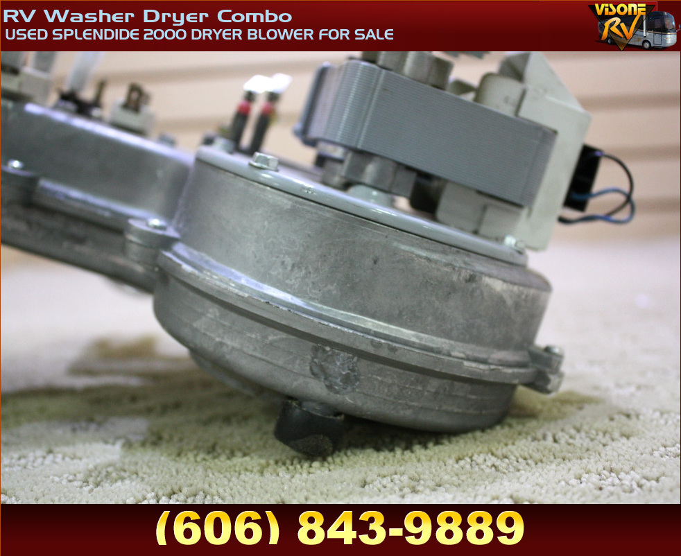 RV Appliances USED SPLENDIDE 2000 DRYER BLOWER FOR SALE RV Washer Dryer