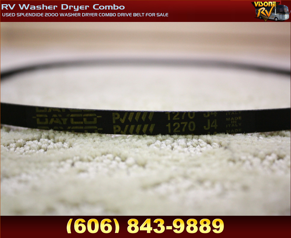 RV Appliances USED SPLENDIDE 2000 WASHER DRYER COMBO DRIVE BELT FOR