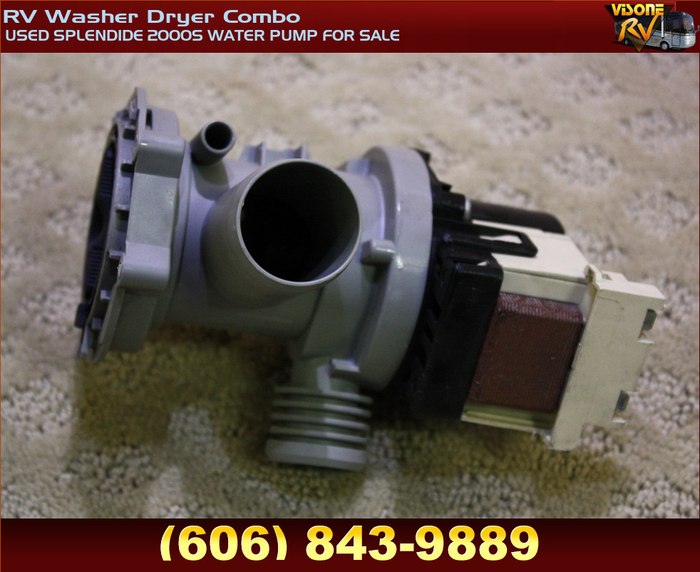 RV Appliances USED SPLENDIDE 2000S WATER PUMP FOR SALE RV Washer Dryer