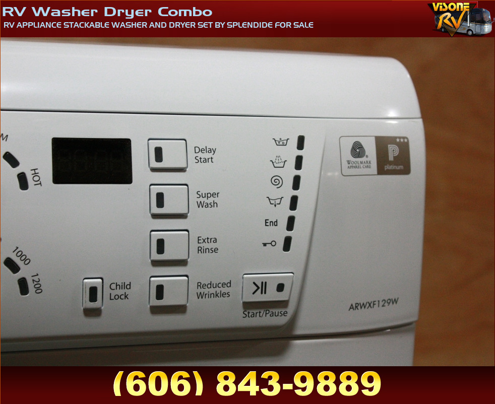 RV Appliances RV APPLIANCE STACKABLE WASHER AND DRYER SET BY SPLENDIDE FOR SALE RV Washer Dryer
