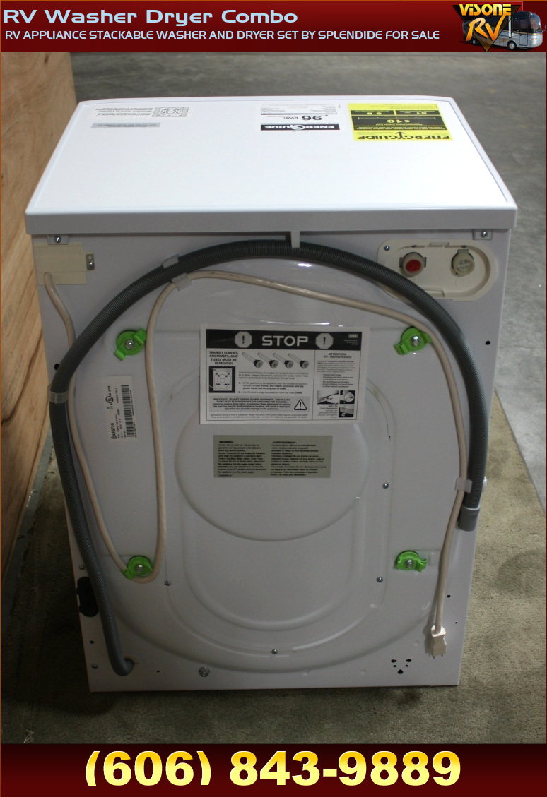 RV Appliances RV APPLIANCE STACKABLE WASHER AND DRYER SET BY SPLENDIDE