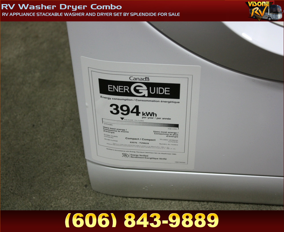 RV Appliances RV APPLIANCE STACKABLE WASHER AND DRYER SET BY SPLENDIDE FOR SALE RV Washer Dryer