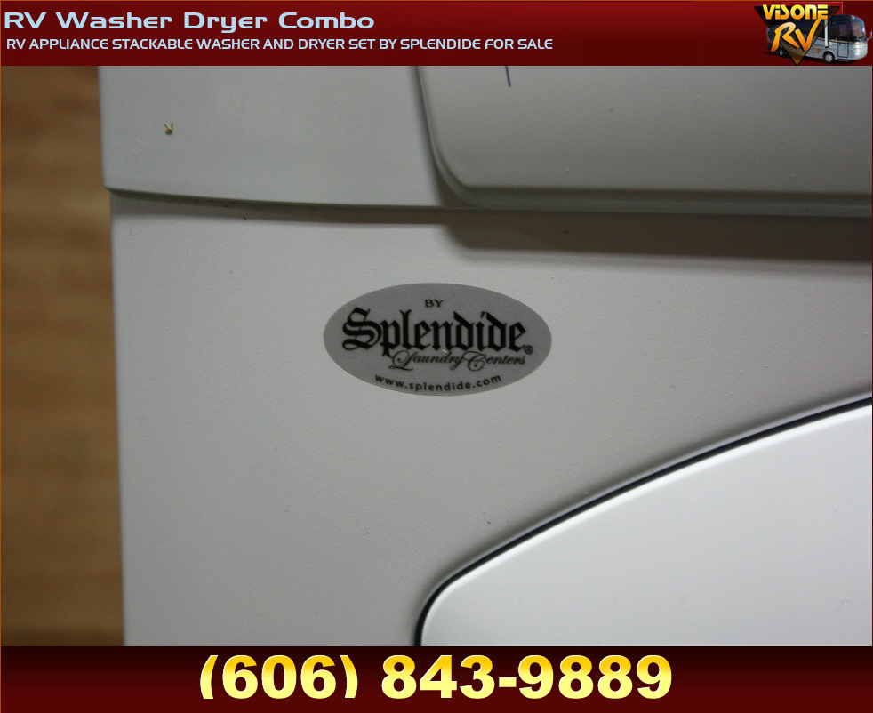 RV Appliances RV APPLIANCE STACKABLE WASHER AND DRYER SET BY SPLENDIDE