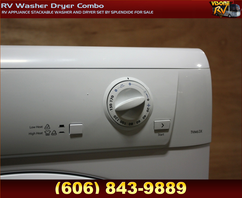 RV Appliances RV APPLIANCE STACKABLE WASHER AND DRYER SET BY SPLENDIDE FOR SALE RV Washer Dryer