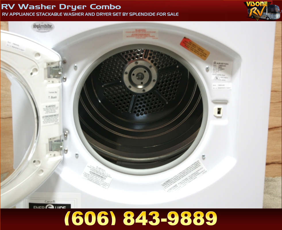 RV Appliances RV APPLIANCE STACKABLE WASHER AND DRYER SET BY SPLENDIDE