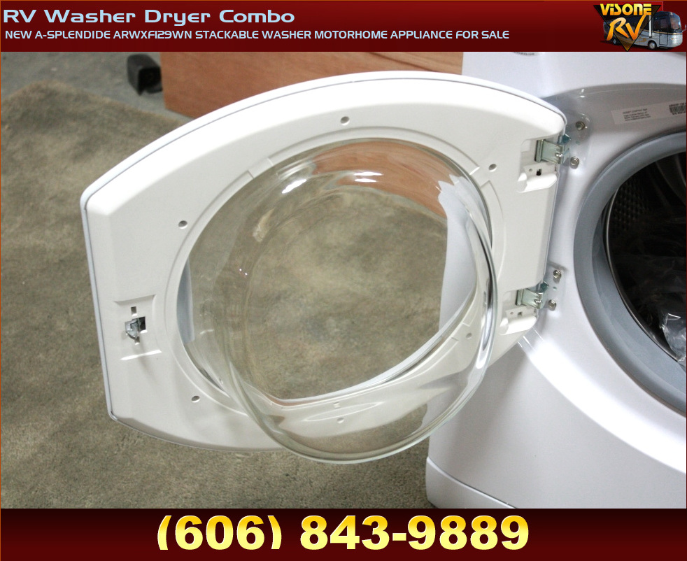 RV Appliances NEW ASPLENDIDE ARWXF129WN STACKABLE WASHER MOTORHOME