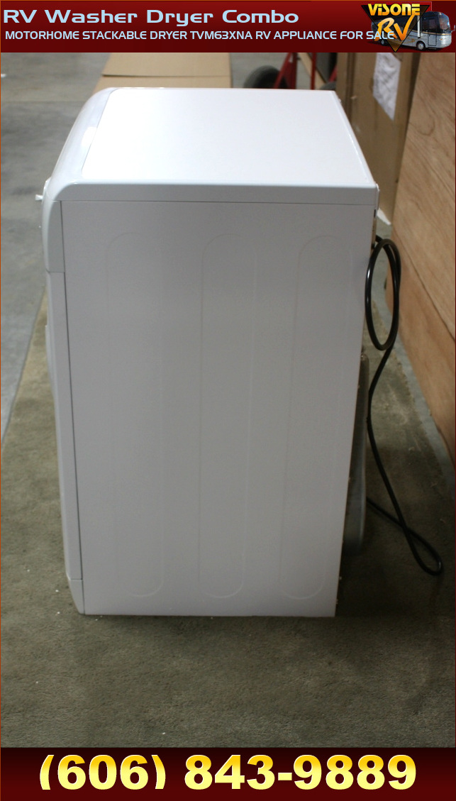 RV Appliances MOTORHOME STACKABLE DRYER TVM63XNA RV APPLIANCE FOR SALE