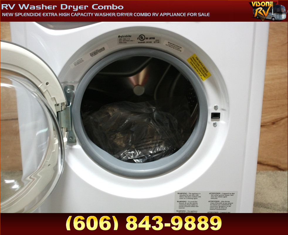 RV Appliances NEW SPLENDIDE EXTRA HIGH CAPACITY WASHER/DRYER COMBO RV