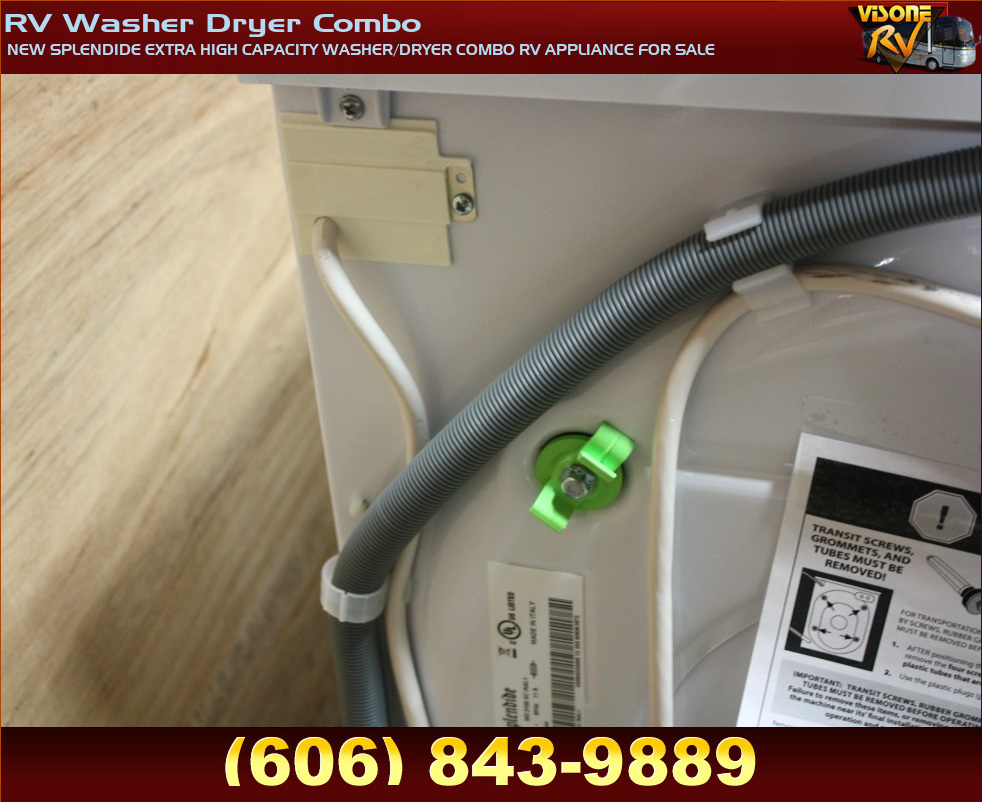 RV Appliances NEW SPLENDIDE EXTRA HIGH CAPACITY WASHER/DRYER COMBO RV