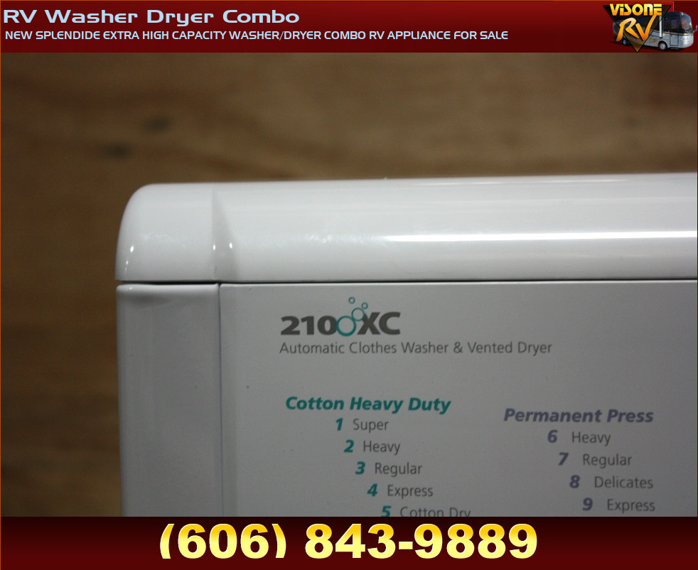 RV Appliances NEW SPLENDIDE EXTRA HIGH CAPACITY WASHER/DRYER COMBO RV