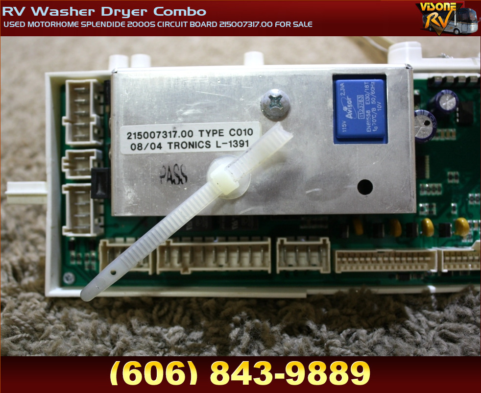 RV Appliances USED MOTORHOME SPLENDIDE 2000S CIRCUIT BOARD 215007317.00