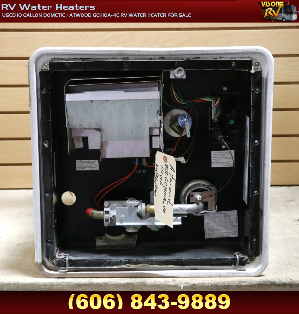 RV Appliances USED 10 GALLON DOMETIC / ATWOOD GCH10A4E RV WATER HEATER