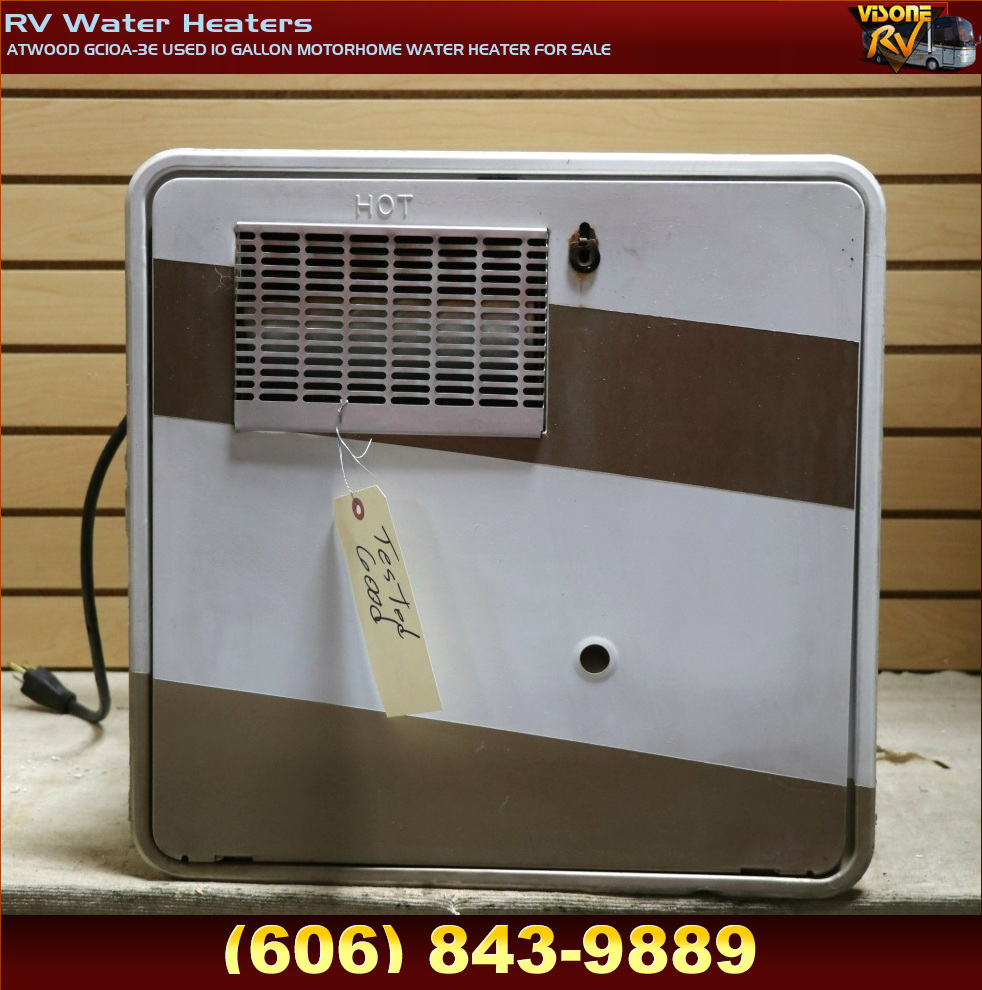RV Appliances ATWOOD GC10A3E USED 10 GALLON MOTORHOME WATER HEATER FOR