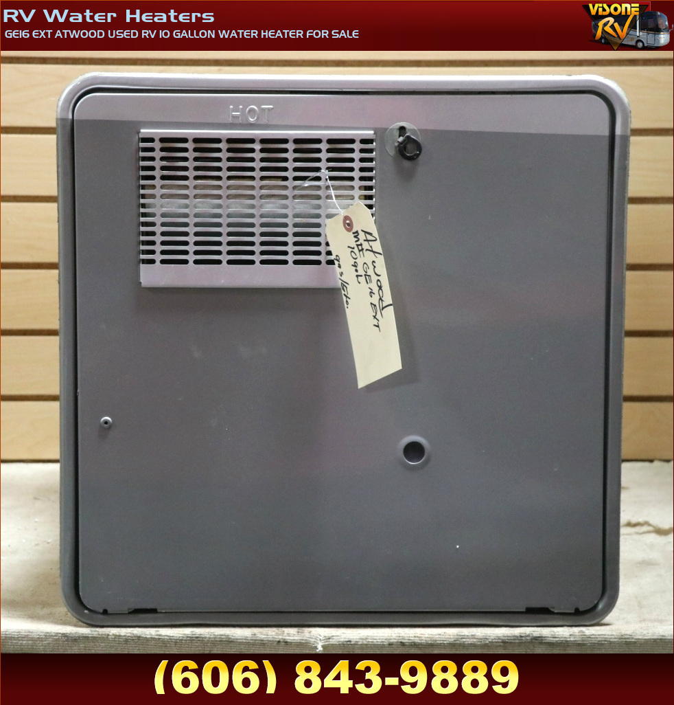 RV Appliances GE16 EXT ATWOOD USED RV 10 GALLON WATER HEATER FOR SALE