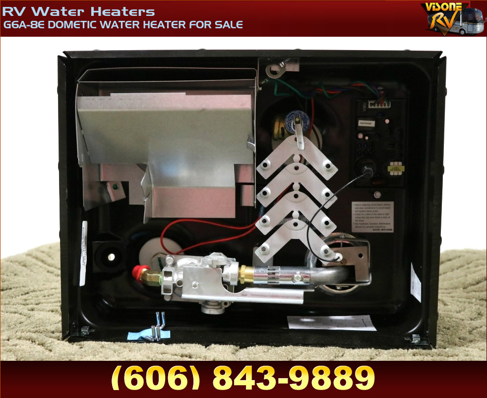RV Appliances G6A8E DOMETIC WATER HEATER FOR SALE RV Water Heaters