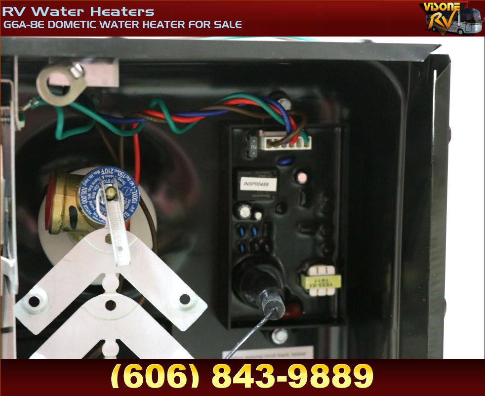 RV Appliances G6A8E DOMETIC WATER HEATER FOR SALE RV Water Heaters