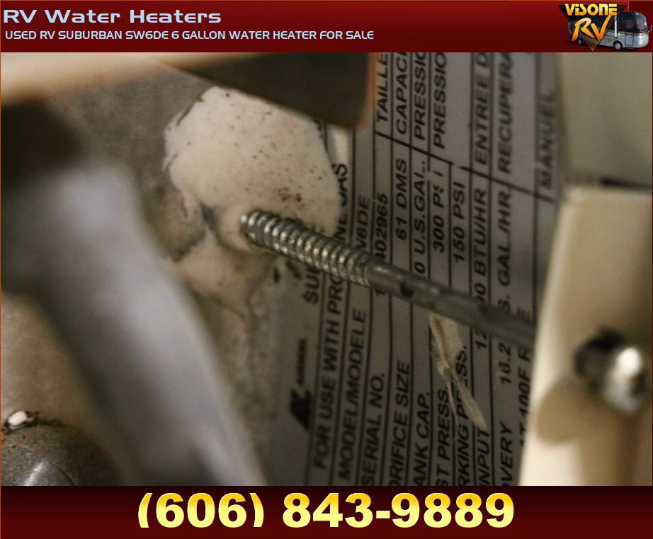 RV Appliances USED RV SUBURBAN SW6DE 6 GALLON WATER HEATER FOR SALE RV