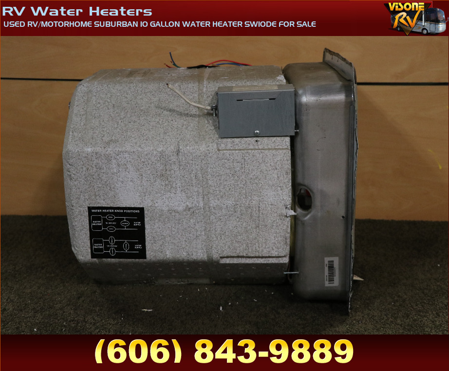 RV Appliances USED RV/MOTORHOME SUBURBAN 10 GALLON WATER HEATER SW10DE