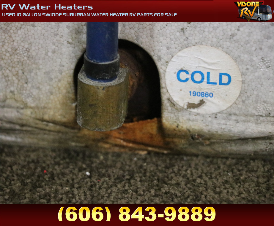RV Appliances USED 10 GALLON SW10DE SUBURBAN WATER HEATER RV PARTS FOR