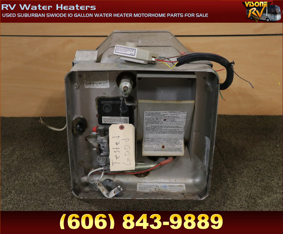RV Appliances USED SUBURBAN SW10DE 10 GALLON WATER HEATER MOTORHOME